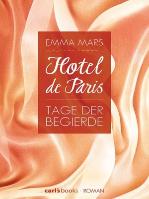 cover image of Hotel de Paris--Tage der Begierde